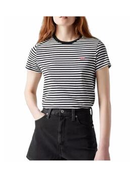 Camiseta Levis W Originals Red Tab Rayas Negro/BL