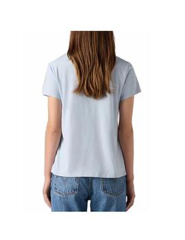 Camiseta Levis W Originals Red Tab Celeste