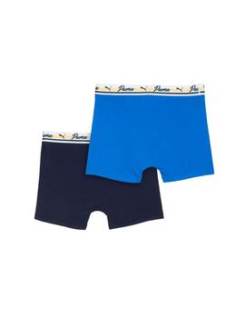 Boxer Puma Boys Club House Elastic Azul Marino