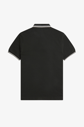 Polo Fred Perry M Twin Tipped Gris para hombre