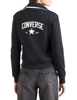 Chaqueta Converse W Logo Negra