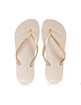 Chancla Ipanema W Anatómica Beige/Oro