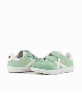 Zapatilla Munich K Mini Astro VCO Turquesa/Blanco