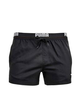 Bañador Puma M Swim Logo Short Negro