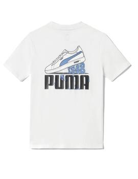 Camiseta Puma Jr Summer Blanco para niño