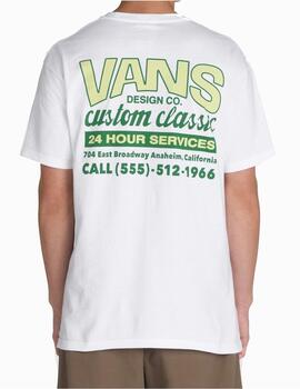 Camiseta Vans MN Shop Front SS Blanco