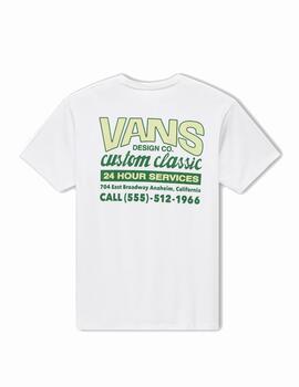 Camiseta Vans MN Shop Front SS Blanco