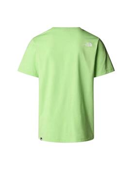 Camiseta TNF MN Easy Lima/Blanco