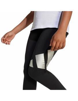 Legging Adidas JG Glam Negro/Plata