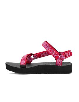 Sandalia Teva W Midform Universal NKP Flora Neon