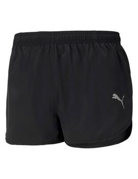Short Puma Mujer Run Favorite Woven Negro