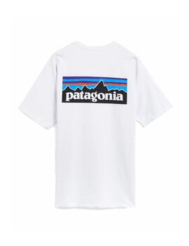 Camiseta Patagonia M Logo Respnsibili Blanco