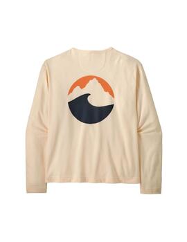 Sudadera Patagonia M Applied Imagin Crew Beige