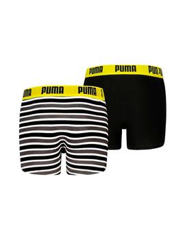 Boxer Puma Boys Basic Negro/Fosforito
