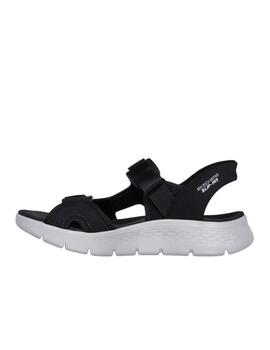 Sandalia Skechers M Go Walk Flex Slip-ins BKGY