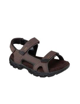 Sandalia Skechers M Garver Louden BRN