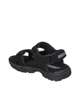 Sandalia Skechers M Garver Louden BLK