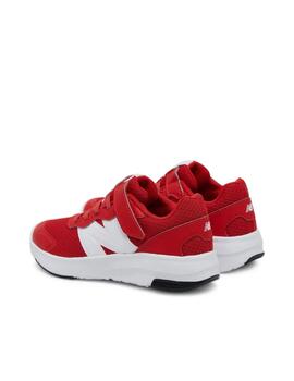 Zapatilla NB PS 578RD Bungee Lace Rojo/Blanco