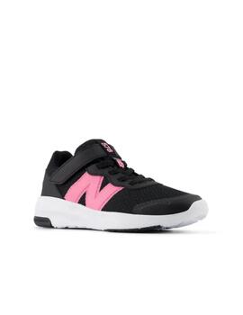 Zapatilla NB PS 578BP Bungee Lace Negro/Rosa