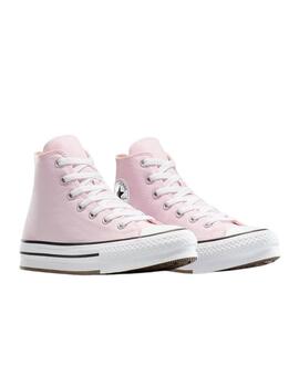 Zapatilla Converse Eva Platform Alta Lona GS Rosa