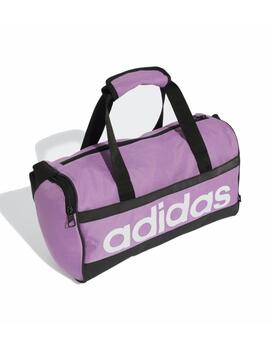 Bolsa Adidas Linear Duf XS Rosa/Negro