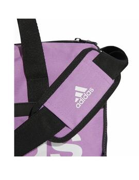 Bolsa Adidas Linear Duf XS Rosa/Negro