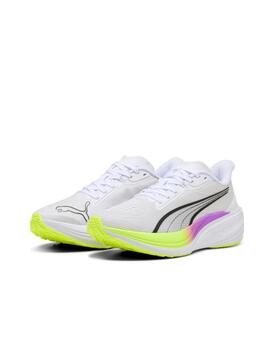 Zapatilla Puma M Darter Pro Blanco/Rosa/Amarillo