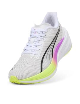 Zapatilla Puma M Darter Pro Blanco/Rosa/Amarillo