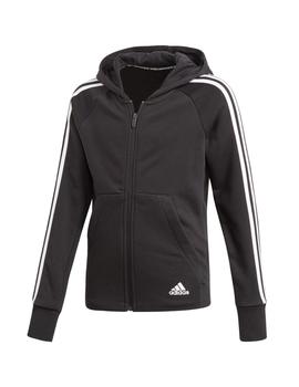 Chaqueta Adidas YG MH Niña Negro