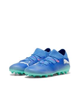 Bota Puma JR Future 7 Match MG Royal/Blanco