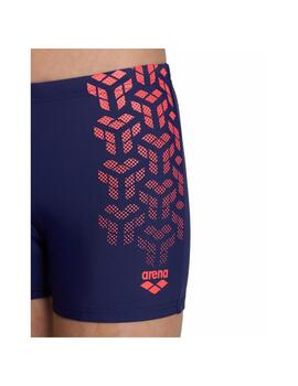 Bañador Arena Swim Boxer Kikko V Niño Marino/Fluor