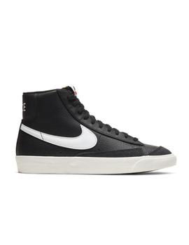 Zapatilla Nike M Blazer Mid '77 Lea Negro/Blanco