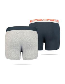 Boxet PumaEveryday Niño Gris/Azul