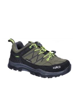 Zapatilla Trekking CMP Rigel Low WP K Azul/Acido