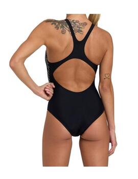 Bañador Arena Swim Branch Pro Mujer Negro/Blanco