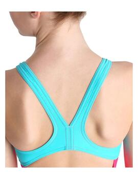 Bañador Arena Swim G Linear Rosa