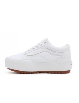 Vans Ols Skool Stacked Lona Blanca