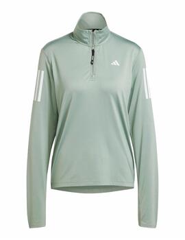 Sudadera Adidas W OTR B HZip Verde