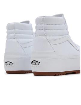 Vans Sk8-Hi Stacked Lona Blanca