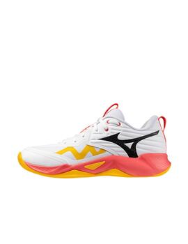 Zapatilla Mizuno M Wave Momentum Pro Indoor Blanco
