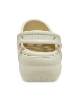 Zueco Crocs W Classic Platform 2Y2 Bone Arena