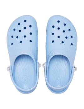 Zueco Crocs W CL Platform Pearl 4NS Celeste