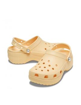 Zueco Crocs W CL Platform Pearl 78Z Naranja
