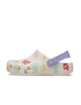 Zueco Crocs K Classic Butterfly Graphic 0WV Multi