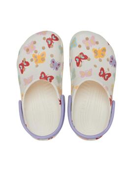 Zueco Crocs K Classic Butterfly Graphic 0WV Multi