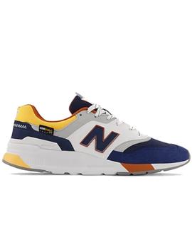 New Balance 997 Azul/Naranja/Blanco