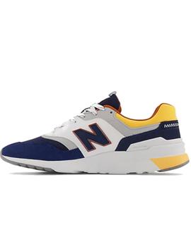 New Balance 997 Azul/Naranja/Blanco
