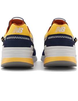 New Balance 997 Azul/Naranja/Blanco