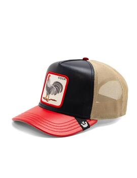 Gorra Goorin Bros Shleather Cock Marino/Rojo/Beige