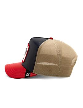 Gorra Goorin Bros Shleather Cock Marino/Rojo/Beige